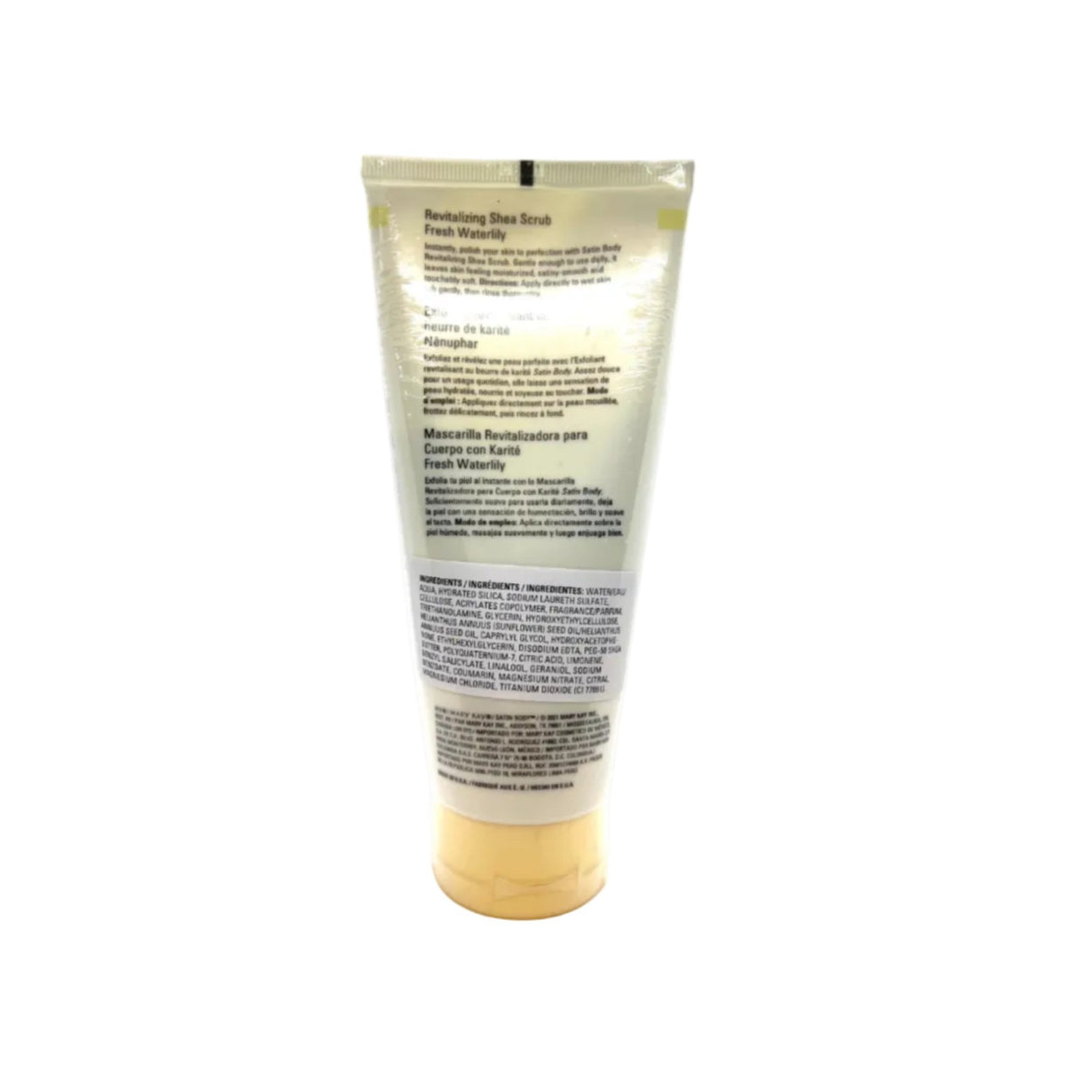 MARY KAY SATIN BODY~FRESH WATERLILY~REVITALIZING SHEA SCRUB~LIMITED
