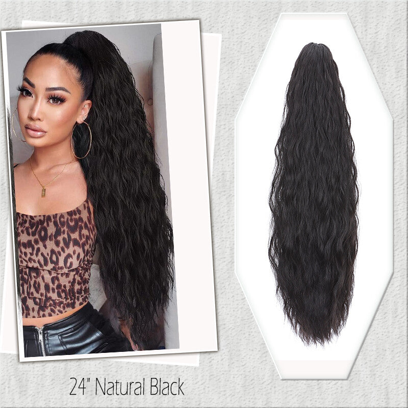 Fake Ponytail Clip-In Hair Extension Thick Natural Look 14 Inches
