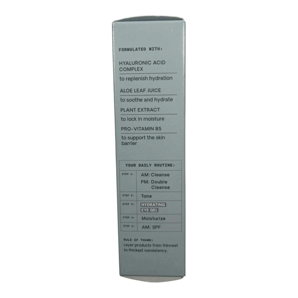 Hydrating Eye Gel Duo - Versed Water Rush 0.5 fl oz - Puffiness & Dryness Relief
