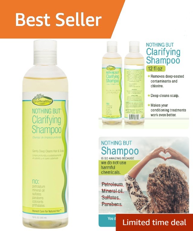 Sulfate-Free Clarifying Shampoo for All Hair Types - 12oz Revitalizes Dull Hair