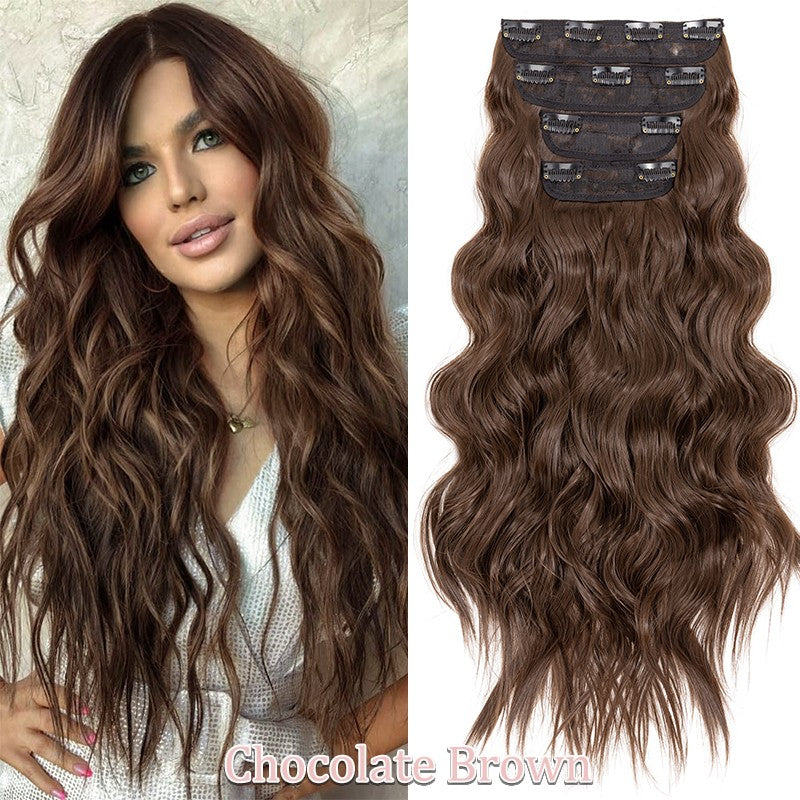 Double Weft Clip-In Human Hair Extensions Full Head - Multiple Colors & Lengths