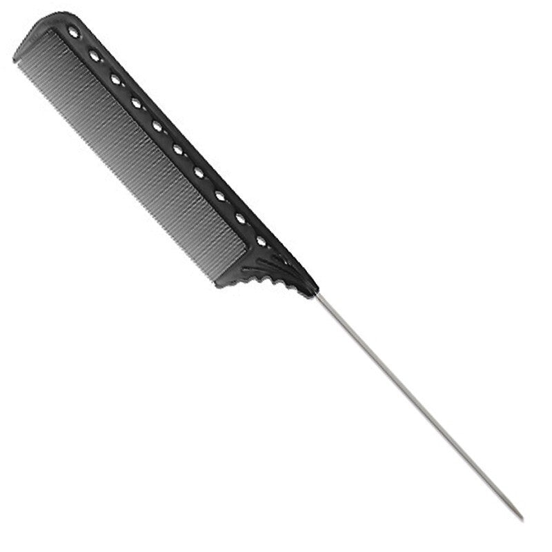 YS Park 112 Stainless Steel Thin Pin Tint Comb - Carbon