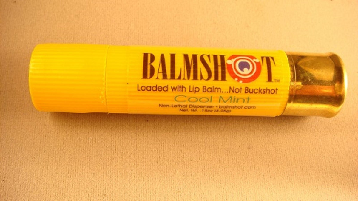 Two Shotgun Shell Lip Balms SPF 15 - Vanilla Mint & Classic Flavors, Natural Oils, Made in USA