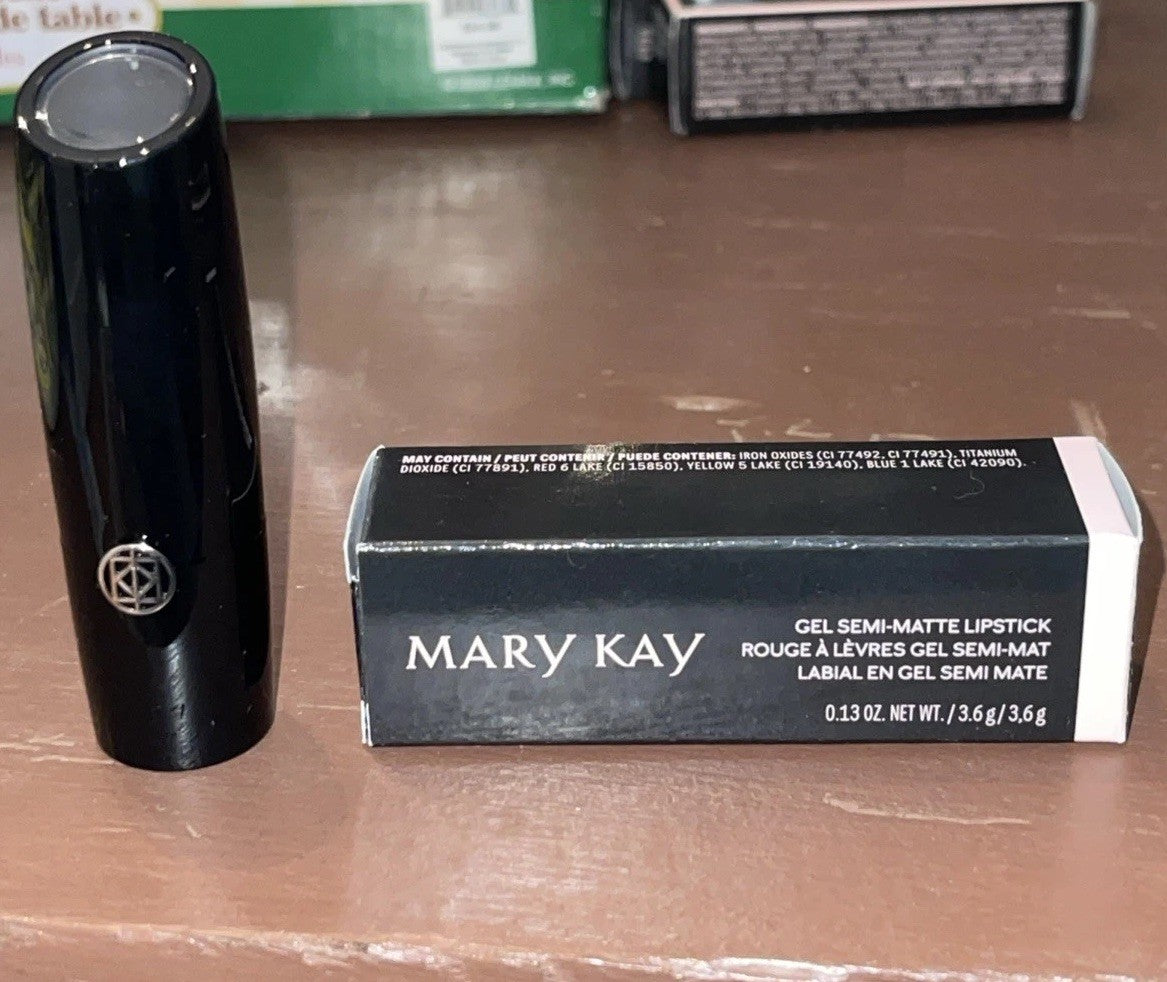 Mary Kay Gel Semi-Matte Lipstick - Subdued Nude Full Size NIB
