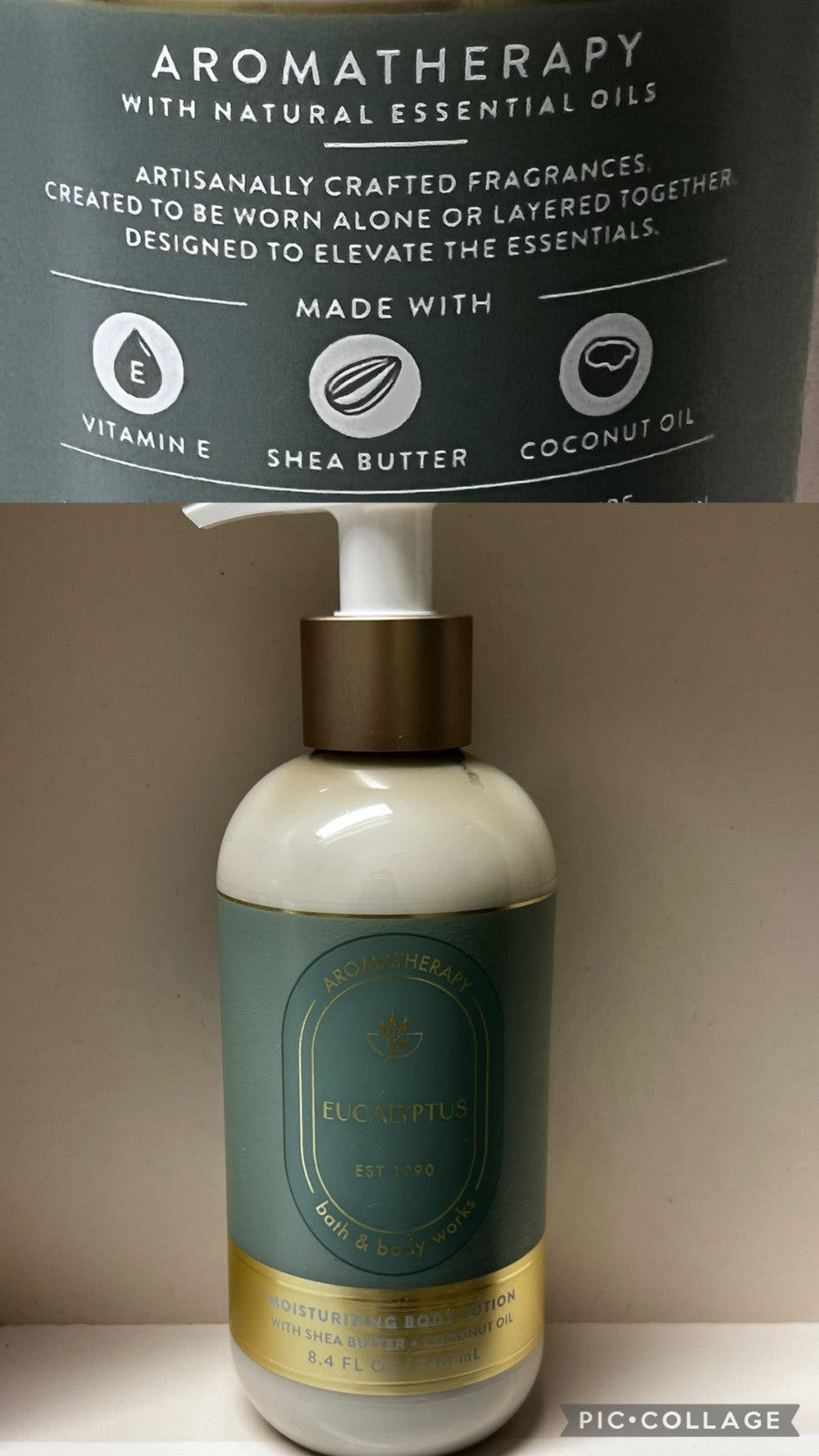 Aromatherapy Shea Butter & Coconut Oil Lotion 8.4oz