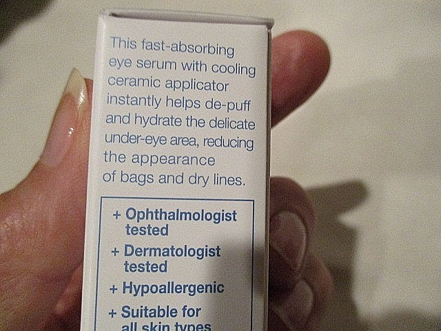 De-Puffing Eye Serum with Hyaluronic Acid & Raspberry - 0.5oz Anti-Aging