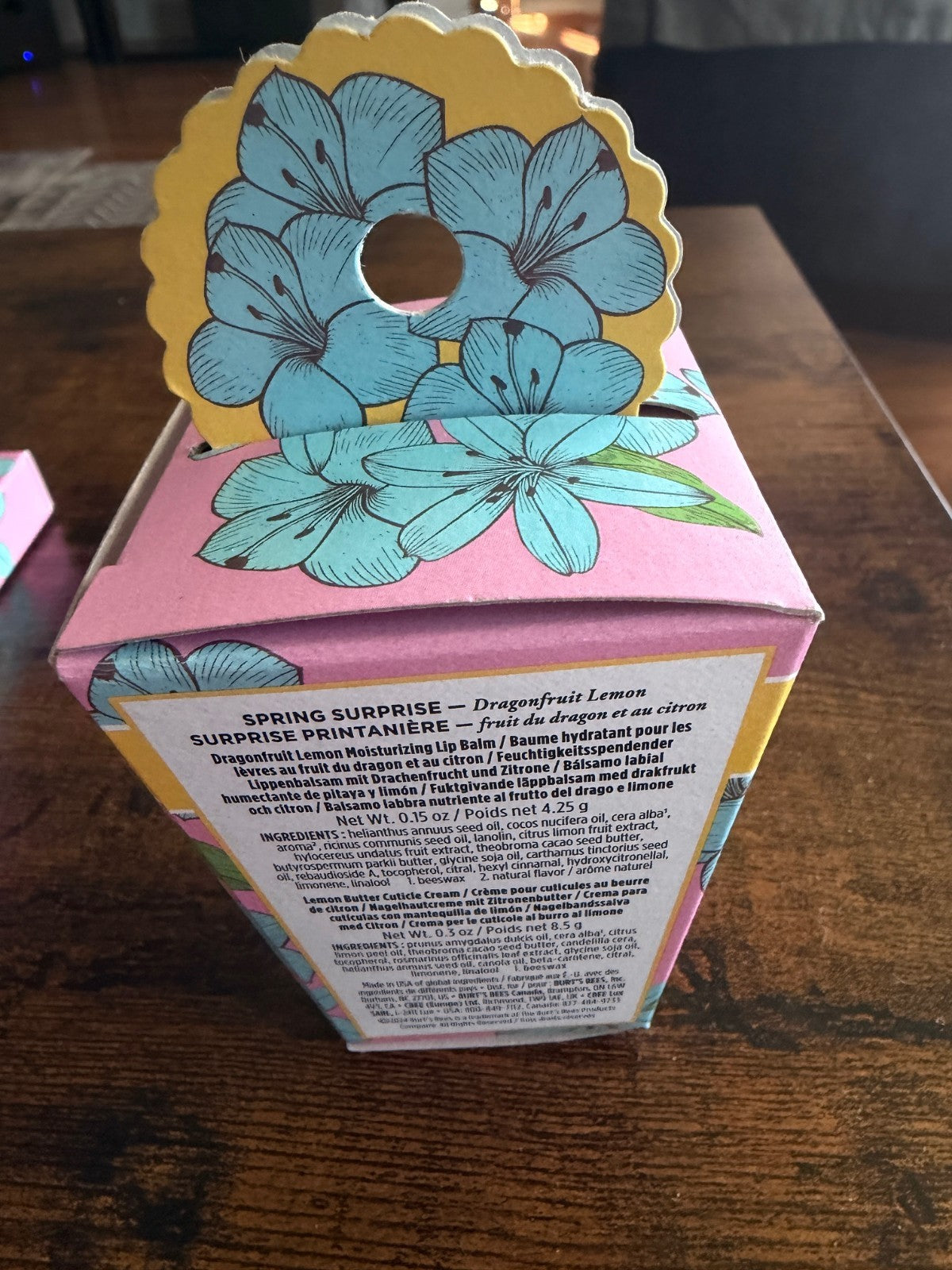 Lip Balm & Cuticle Cream Gift Set - Dragonfruit Lemon & Lemon Butter