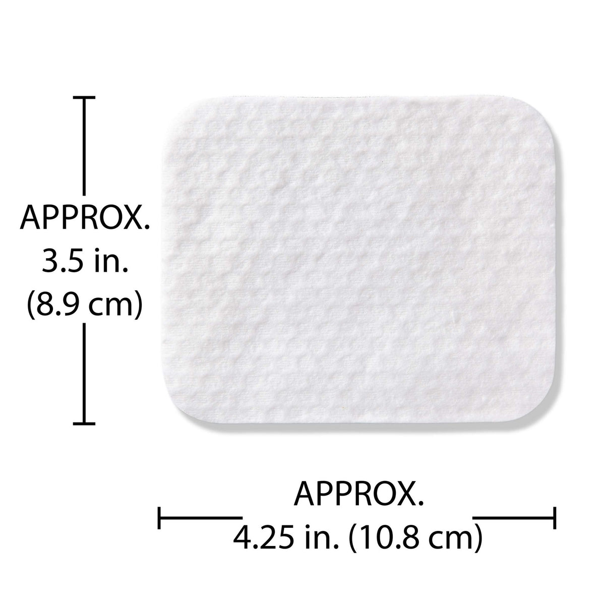 Large 100% Pure Cotton Cleansing Pads - Dual-Textured Makeup & Toner Pads