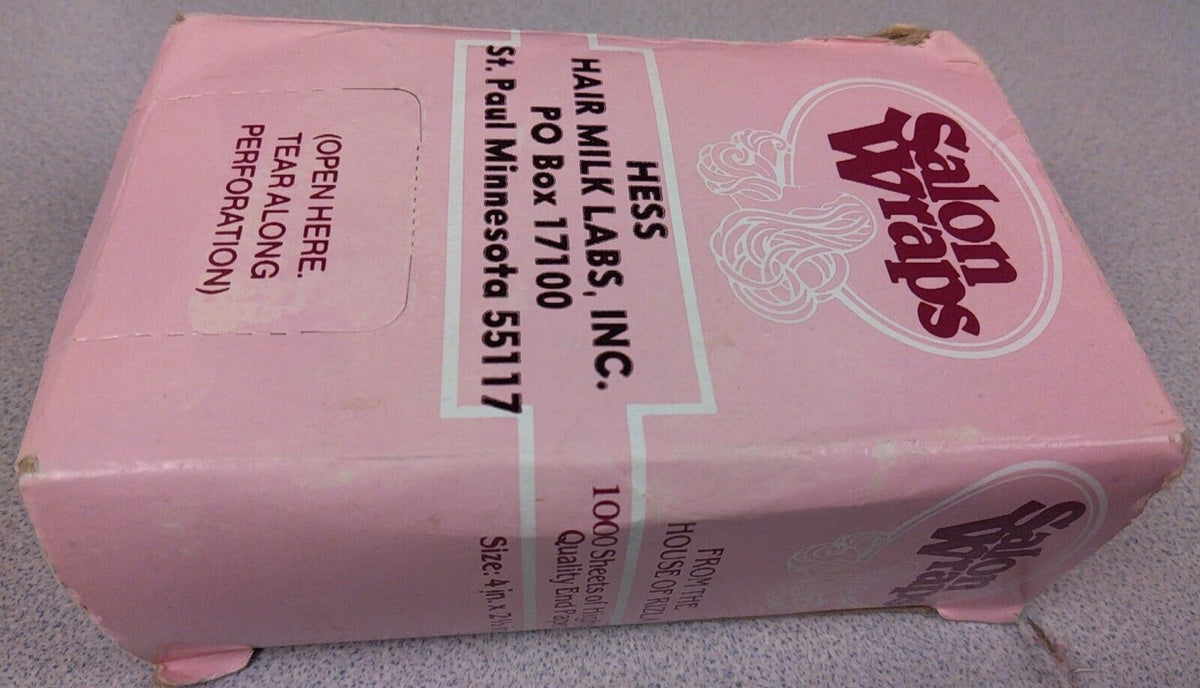 Hair Perm End Papers - 1000 Sheets Salon Wraps for Hair Perms, 4x2.5 Inches