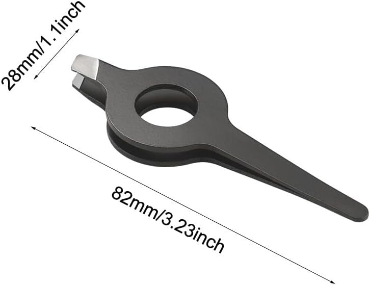 Beard & Eyebrow Tweezers 4-Pack - Fine Slanted Tip Facial Hair Removal