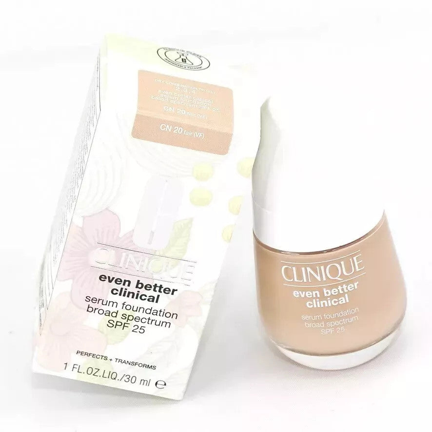 Full-Coverage Serum Foundation SPF 25 - Matte Finish, Long Wear, All Shades