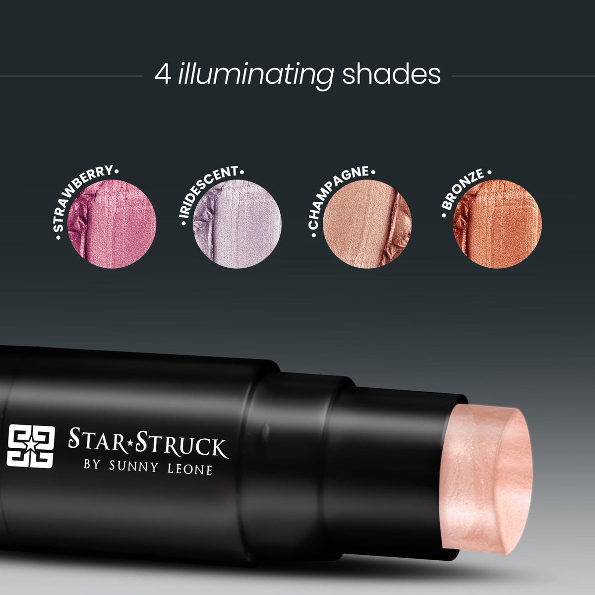 Highlighter Stick - Champagne, Long Lasting Face Makeup, Illuminating Glow