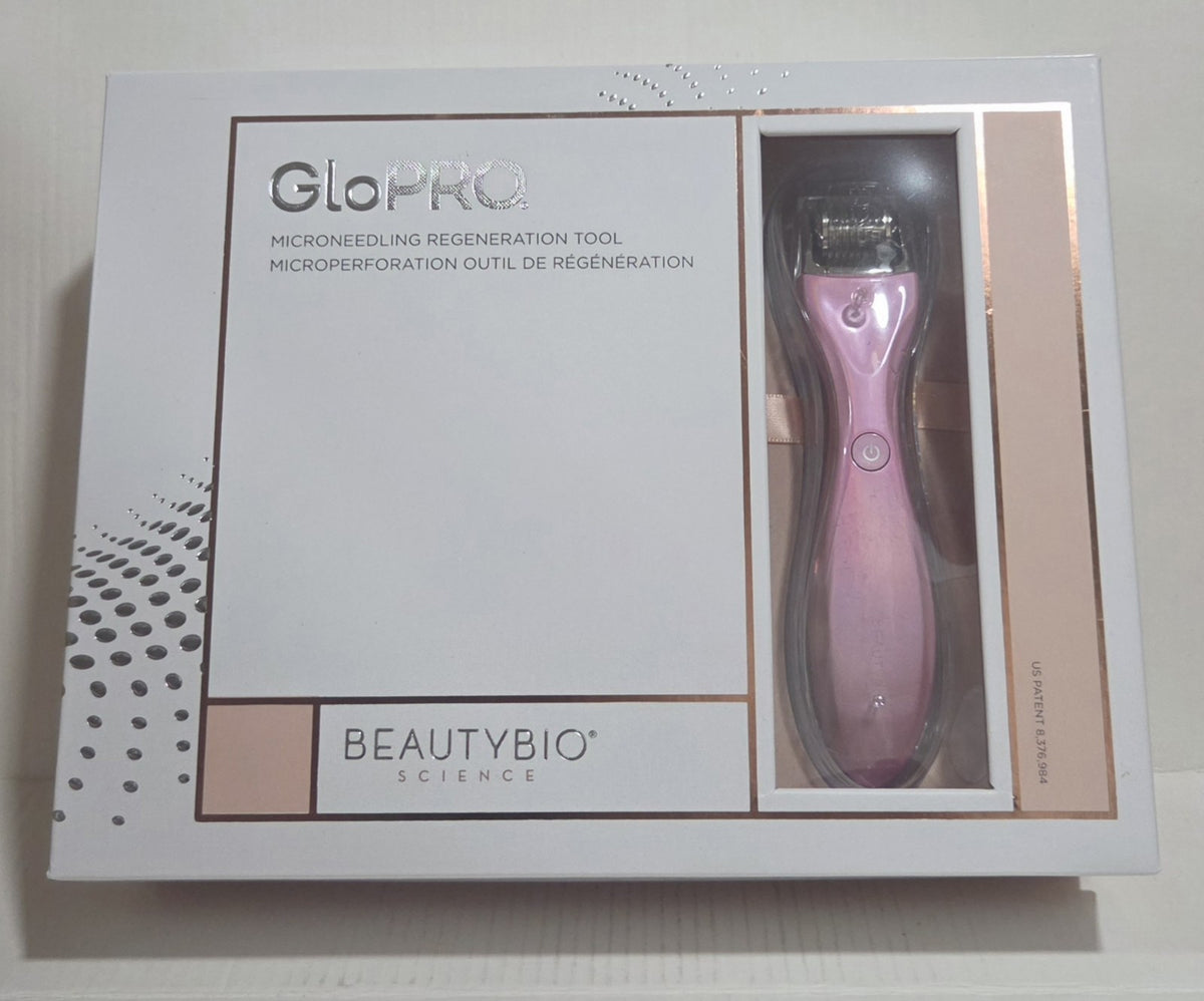 Microneedling Skin Regeneration Tool with LED Light and USB Charger