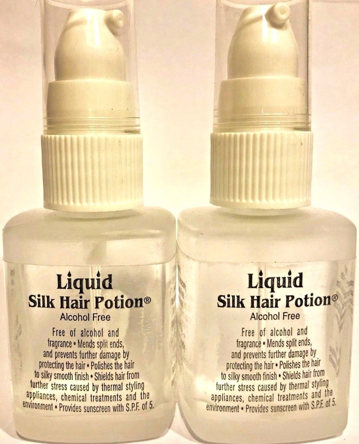 Liquid Silk Hair Polishing Serum - Alcohol & Fragrance Free, 1.7oz (2 Pack)