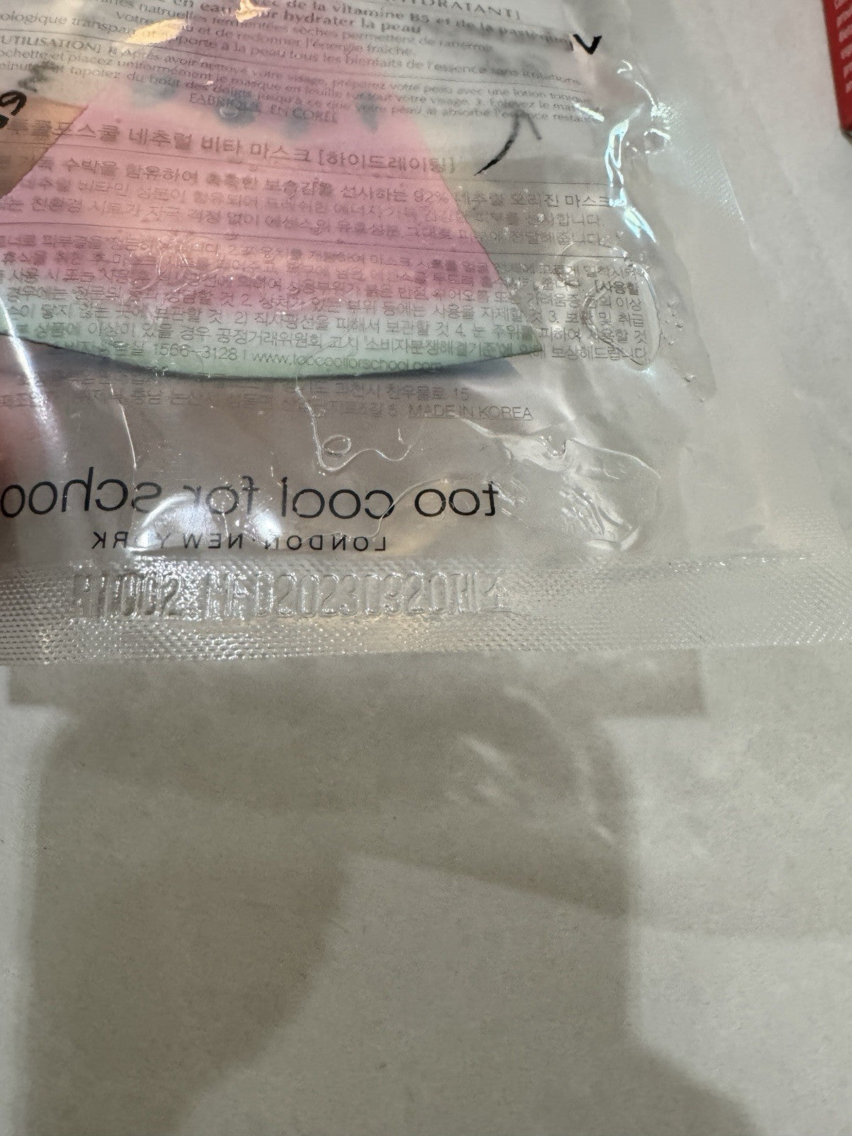 Natural Vita Mask Brightening Hydrating Watermelon - Lot of 10