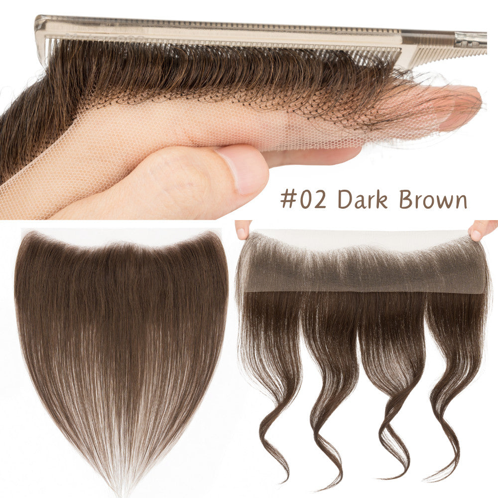 Full Lace Hair Topper Hairpiece for Receding Hairlines & Thinning Hair