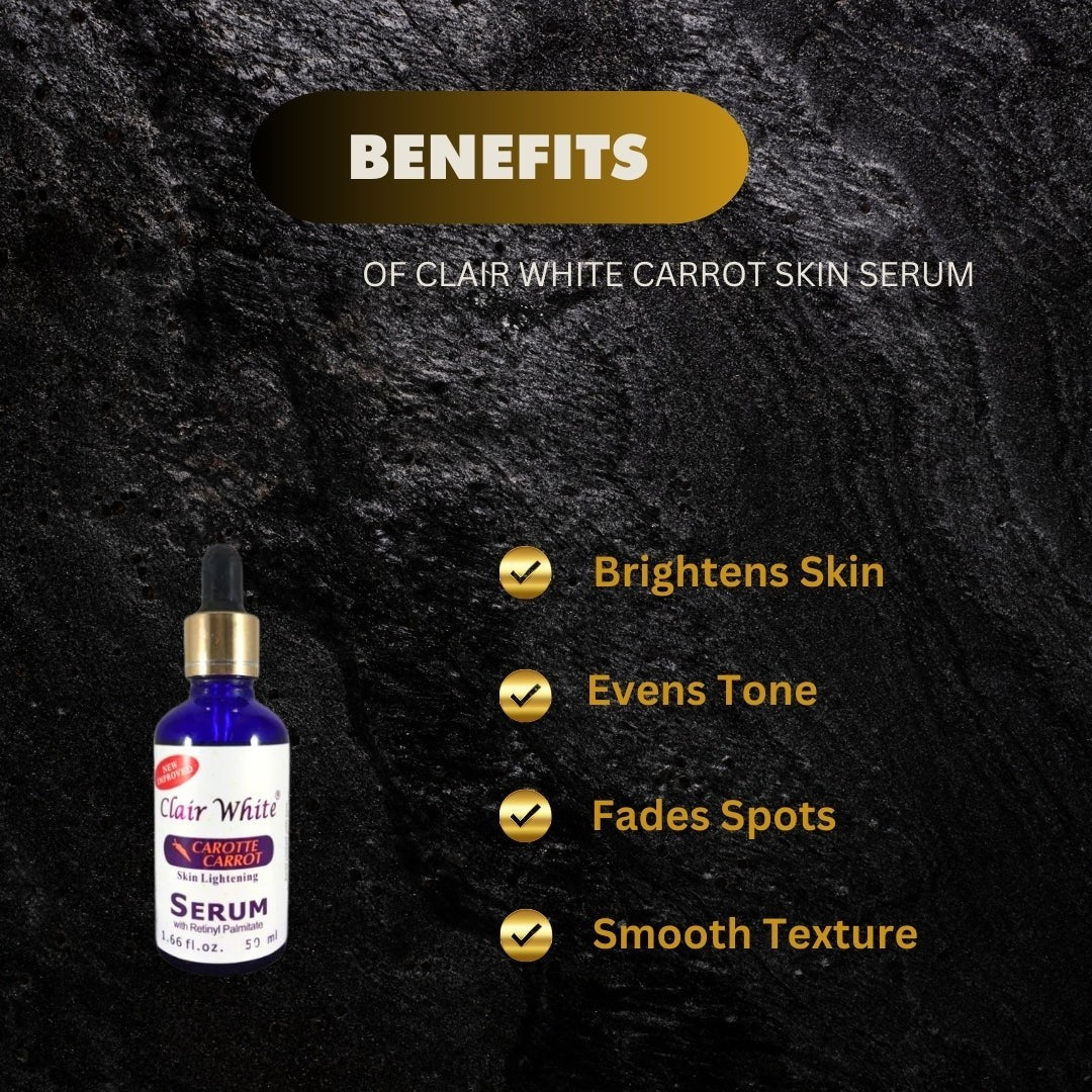 Carrot Skin Brightening Serum with Vitamin C & E - 1.7 oz, Oil-Free