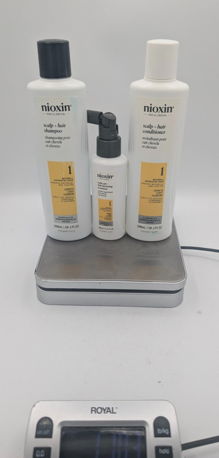 Nioxin System 1 Scalp + Hair Shampoo and conditioner 10.1 oz each,