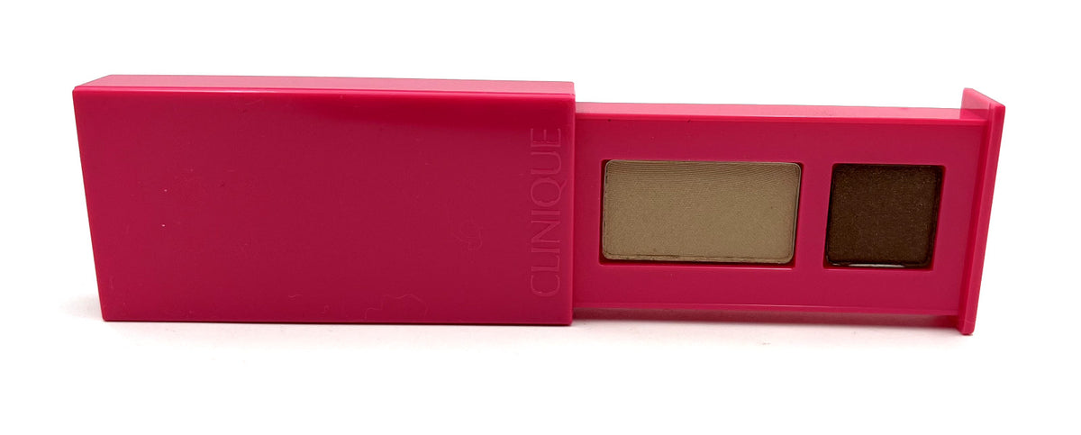 Eyeshadow Duo - Clinique All About Shadow 01 Like Mink, 1.7g