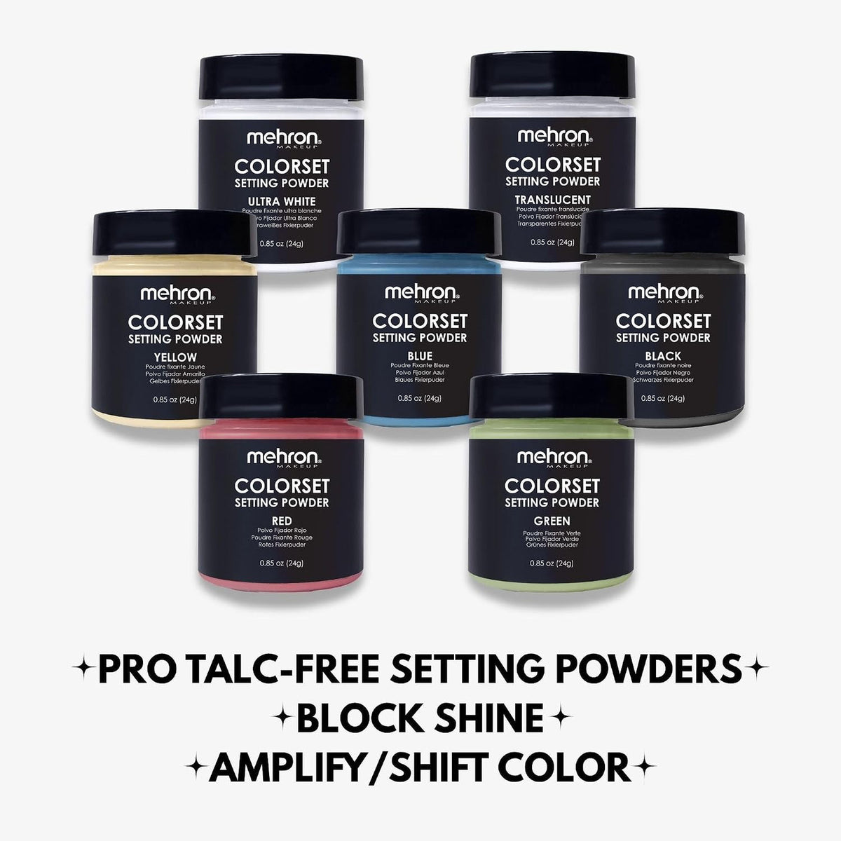 Translucent Setting Powder for Face & Body Makeup - Cosplay, Face Paint, Long-Lasting Finish