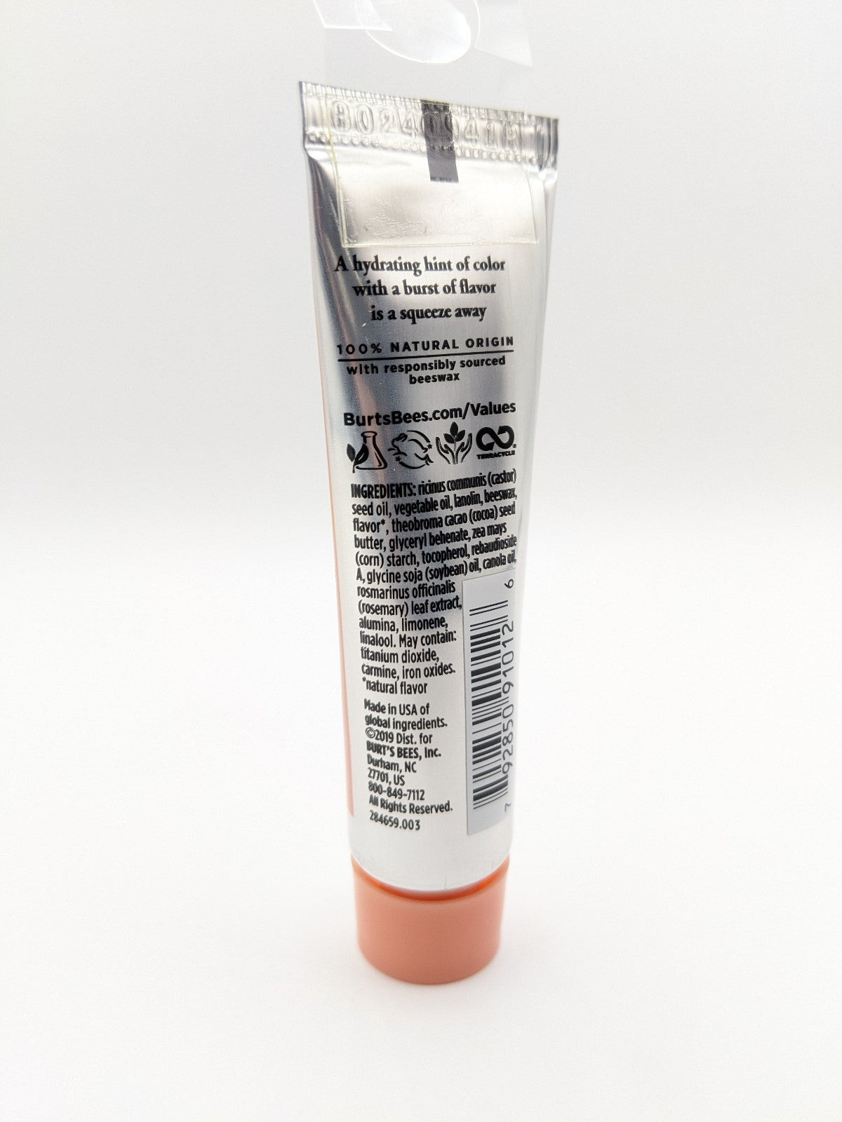 Natural Tinted Lip Balm Set - Moisturizing Sweet Peach Lip Care 3 Pack