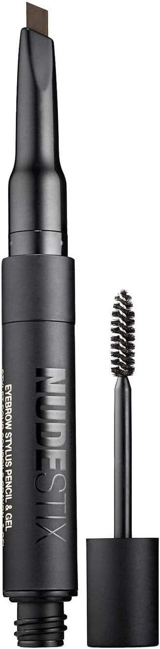 Waterproof Eyebrow Pencil & Gel Set - Brown/Black, 2.5ml