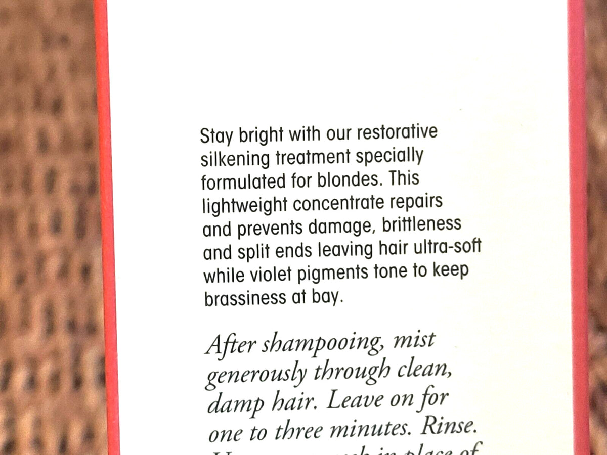 Oribe Bright Blonde Radiance & Repair Hair Treatment 4.2oz - Tones Brassiness, Repairs Damage