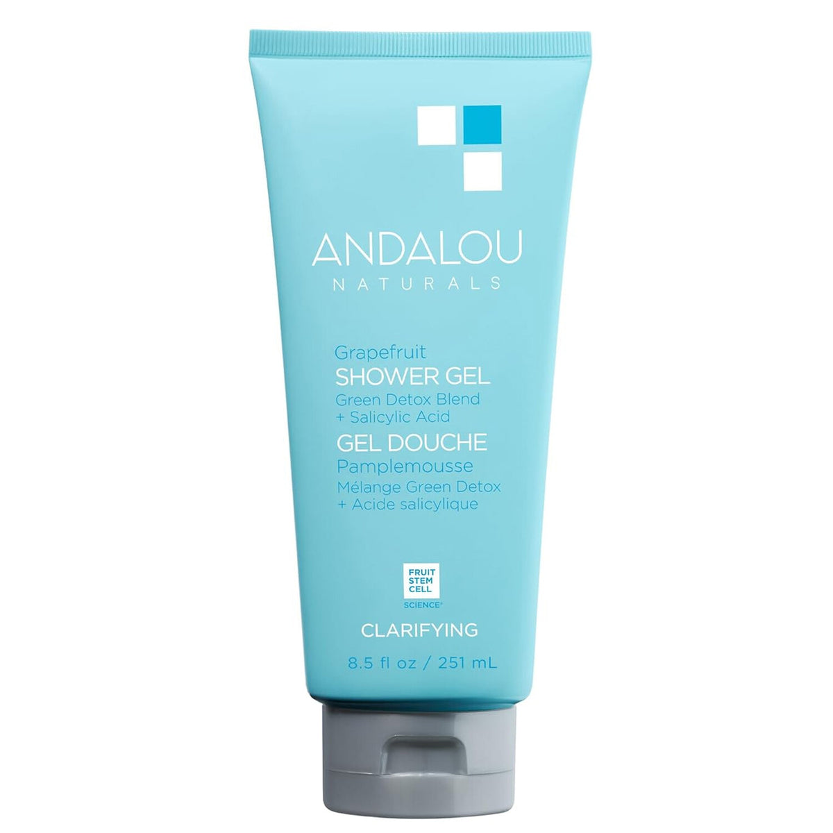 Andalou Naturals Body Wash Grapefruit Showerl,Detox&amp;Salicylic