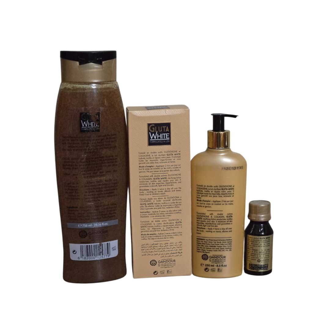 Gluta White Age Defying Collagen & Glutathione Body Lotion 250ml - Bath Gel & Serum