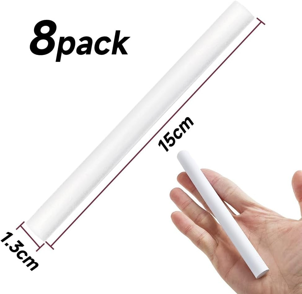 Reusable Absorbent Drying Sticks for Silicone and TPE Toys - 8 Pack