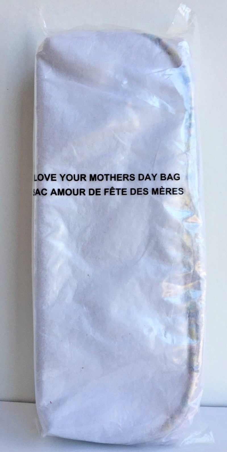 Silver Mothers Day Cosmetic Makeup Bag with Pastel Ribbons - Avon