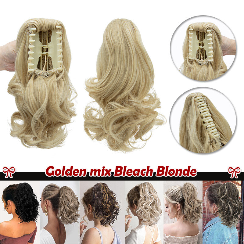 Claw On Ponytail Hair Extension - Human Hair Clip-In Style & Length Options