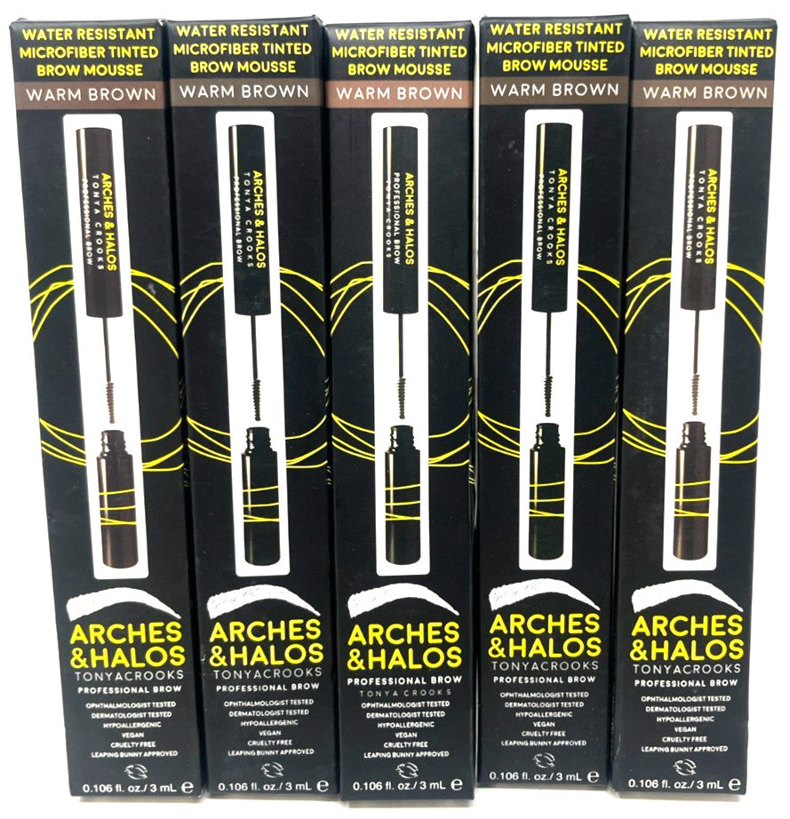 Microfiber Tinted Brow Mousse - Warm Brown - Pack of 5