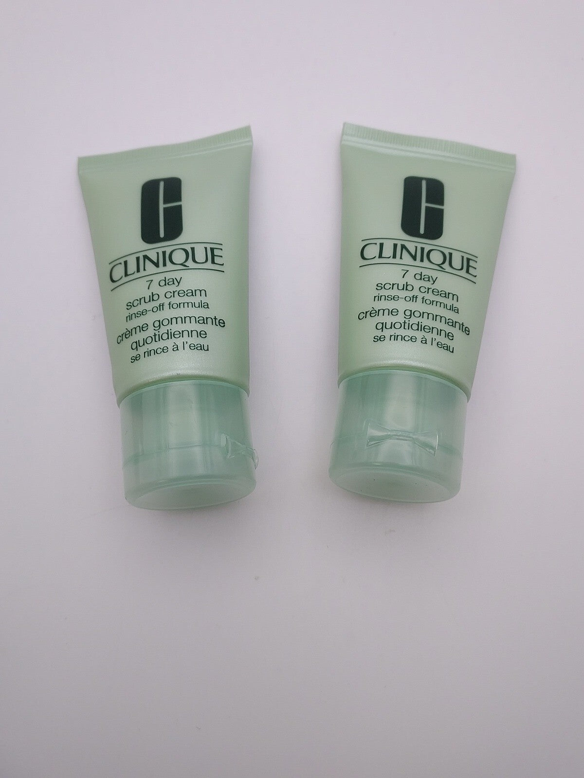 LOT OF 2 Clinique 7 DAY SCRUB CREAM RinseOff Formula Gently Cleanse