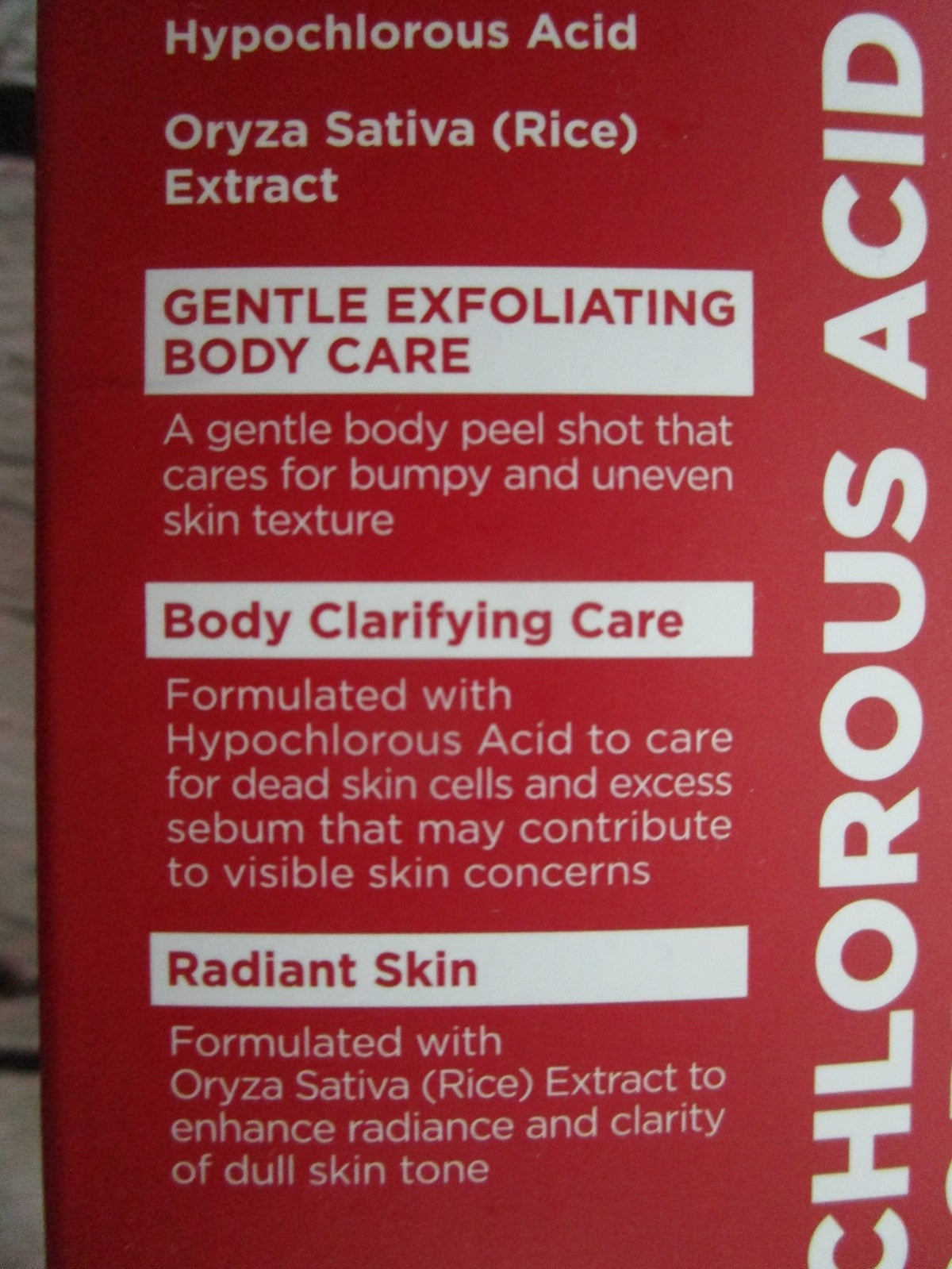 Medicube Hypochlorous Acid Body Peel Shot New 6.7 oz + Box Exp 9/25/27