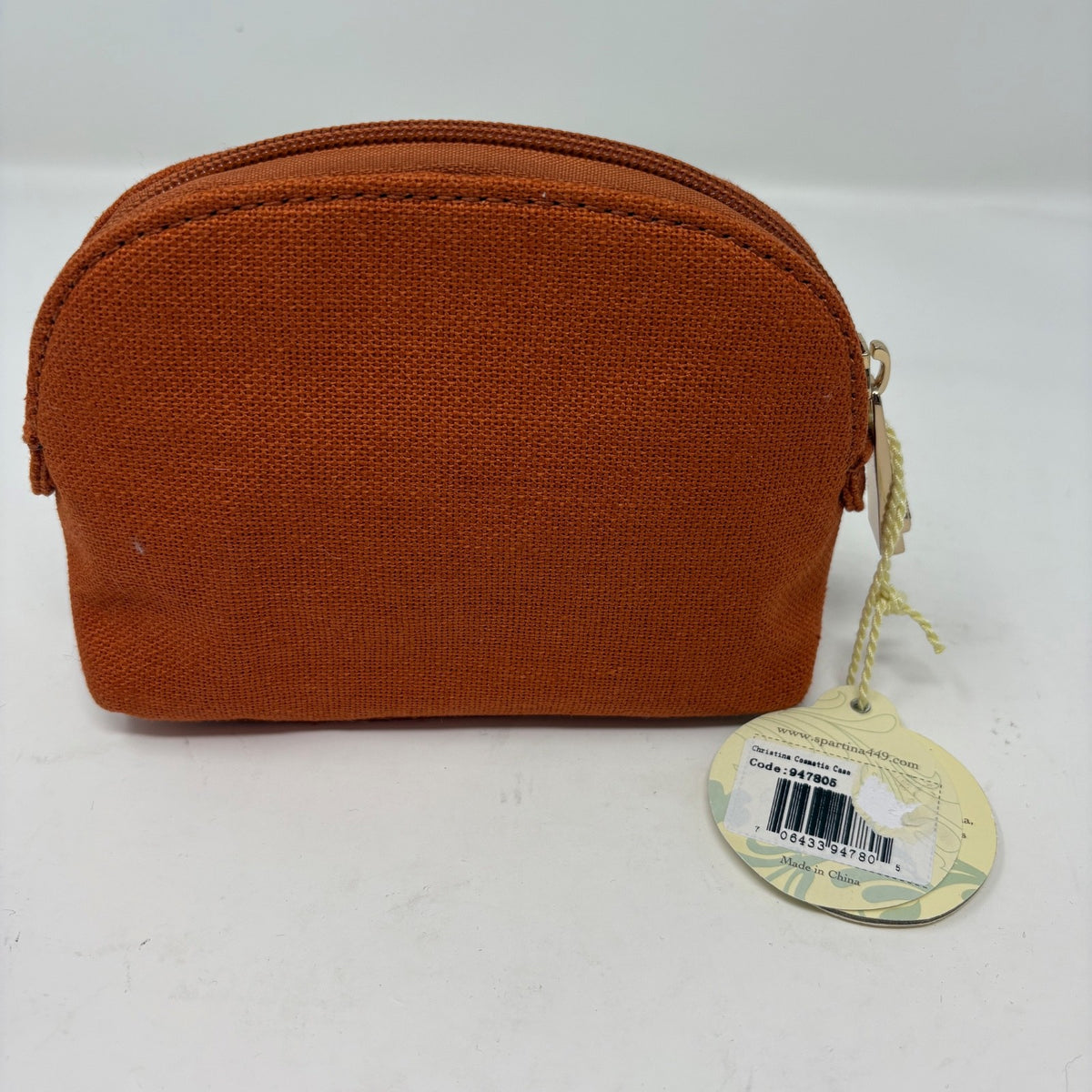 Women’s Cosmetic Bag with Pineapple Linen Design - Spartina 449