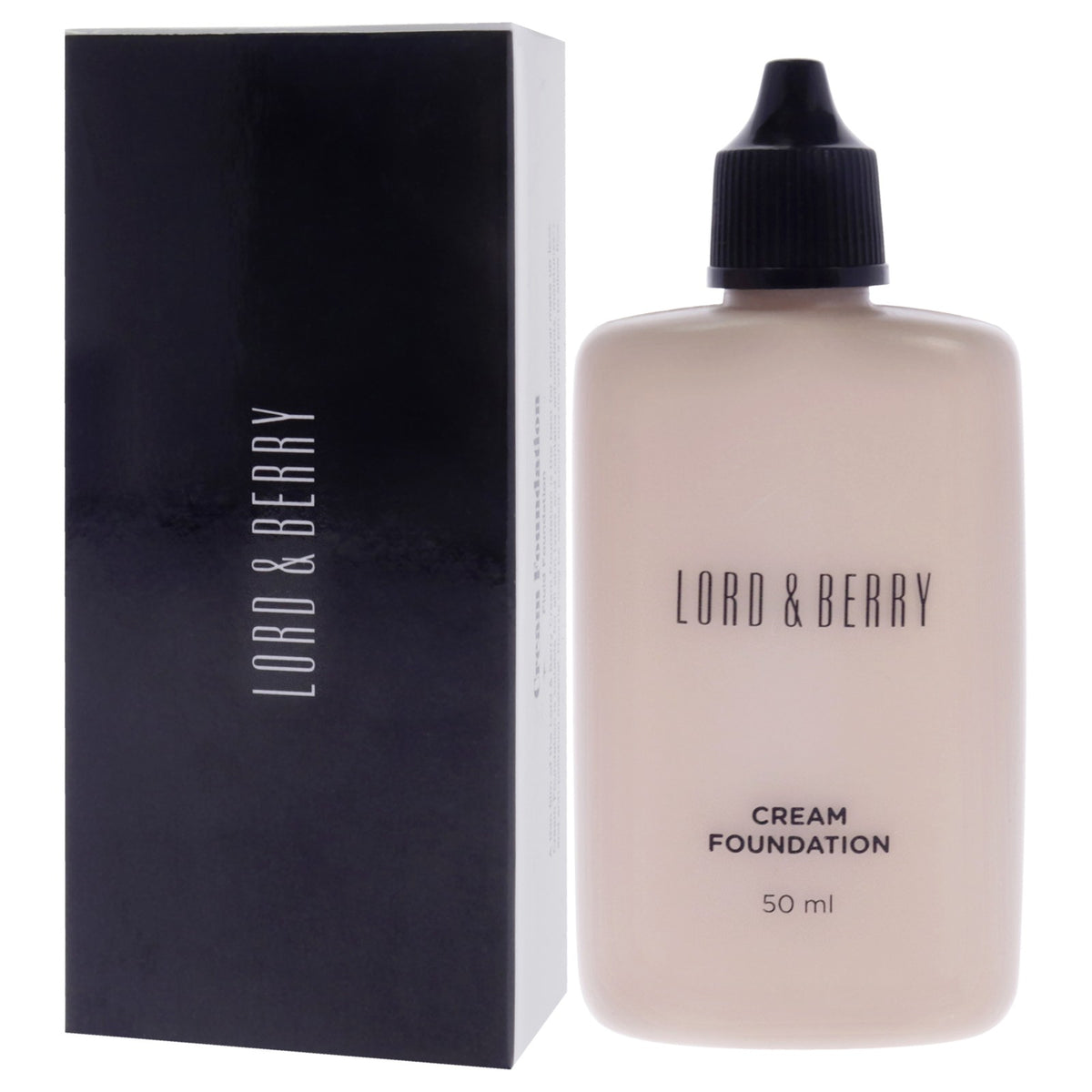 Face Foundation Cream Fluid - Ivory 1.69 oz for Natural Coverage