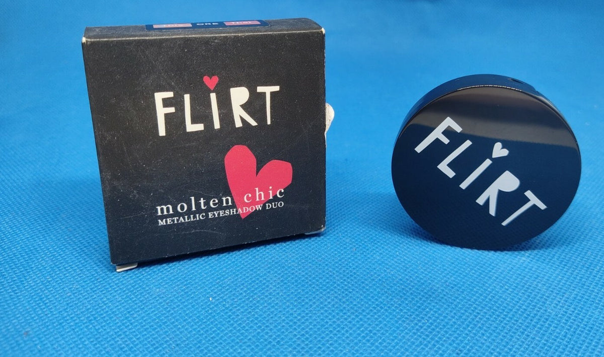 Metallic Eyeshadow Duo 0.13oz - Flirt Molten Chic Eye Makeup