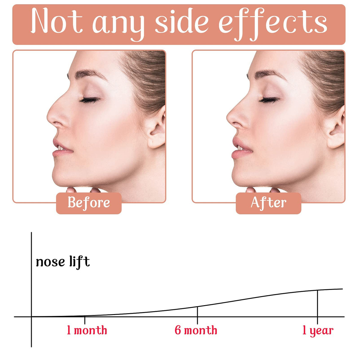 Nose Up Lifting Shaping Clips Set - 6 Reusable Silicone Beauty Tools
