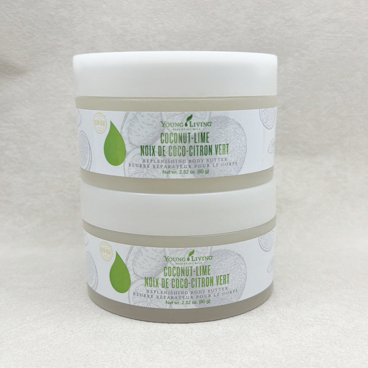 Coconut Lime Replenishing Body Butter - 2 Pack, 2.8 oz