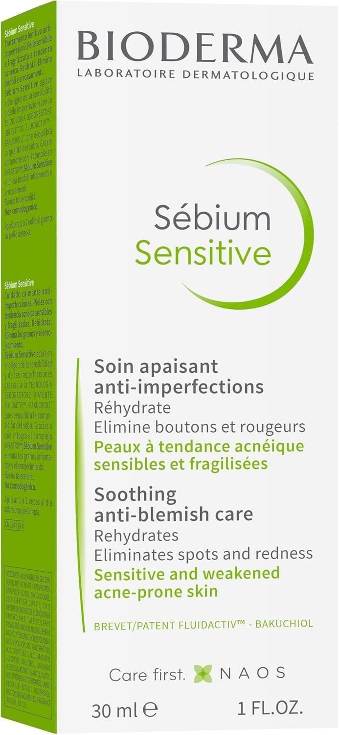 Bioderma Sebium Sensitive 30ml Moisturizer for Oily Skin