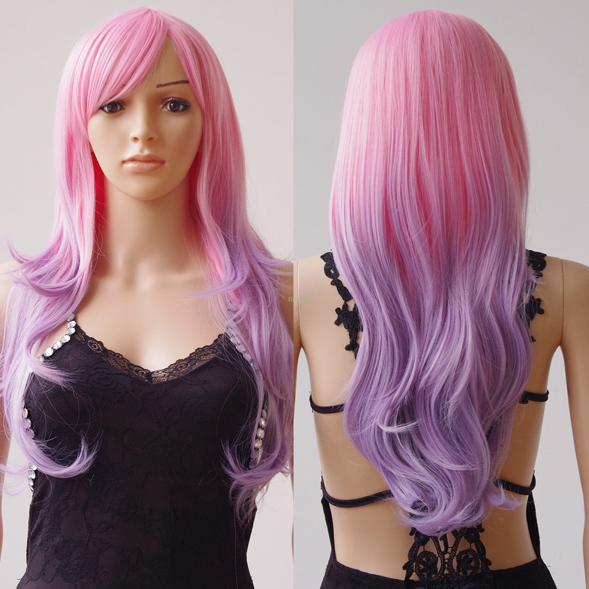 Long Ombre Wigs - Heat Resistant Synthetic Hair, Thick Full Wigs
