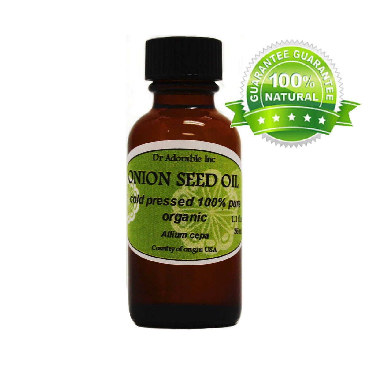 Organic Onion Seed Oil for Hair & Skin Care - Cold Pressed, 2oz to 7lb