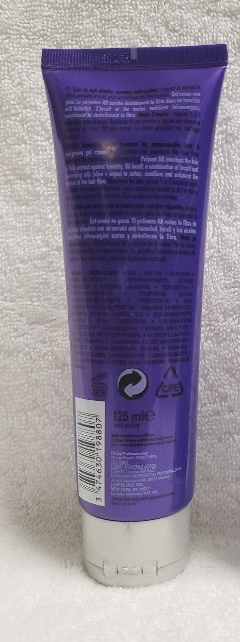 L'Oreal Serie Expert Liss Ultime Night Hair Treatment 4.2 oz - Smoothing Night Repair