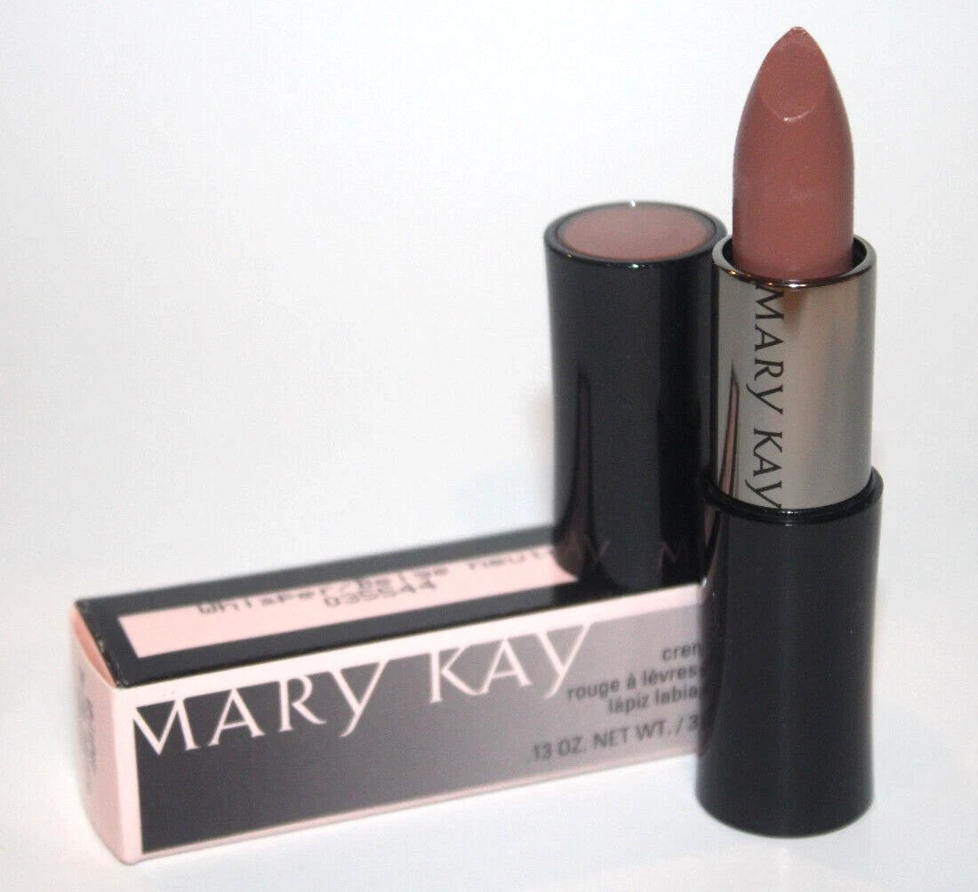 Mary Kay Creme Lipstick Whisper Discontinued 0.13 oz in Box