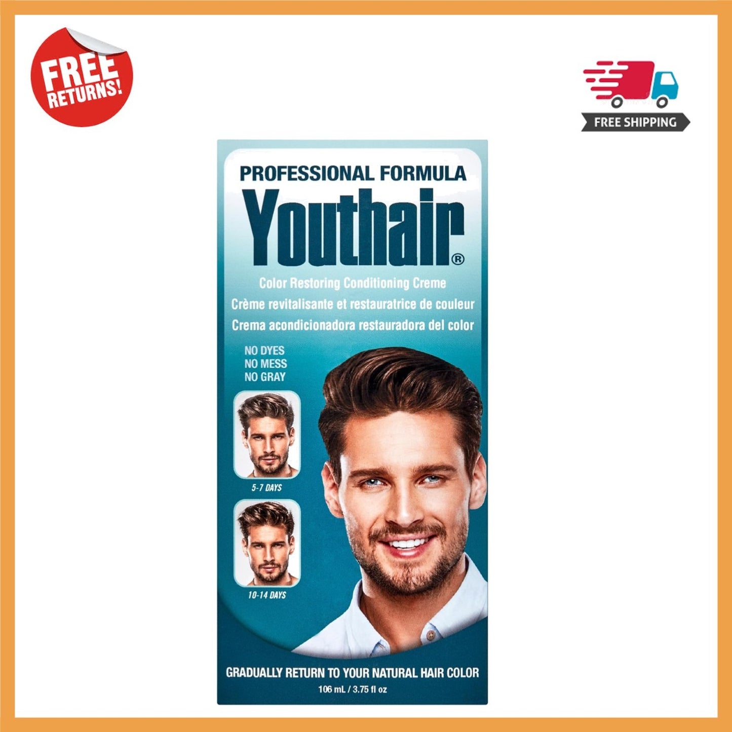 Hair Color Restoring Conditioning Creme for Gray Hair - 3.75oz