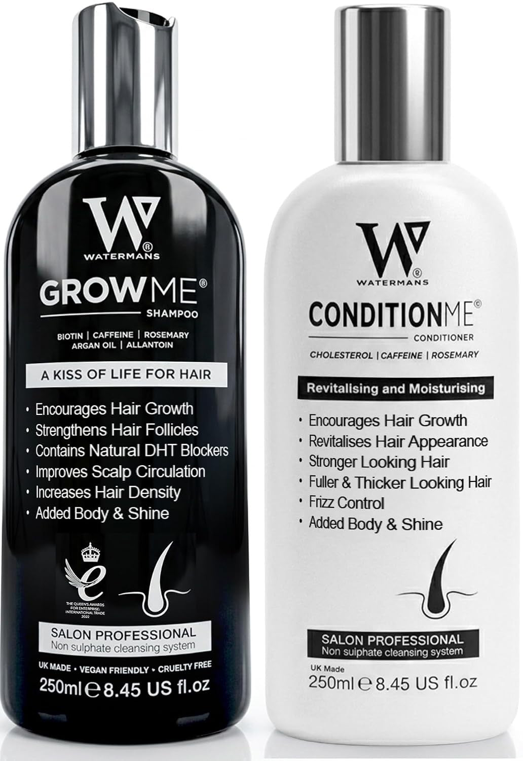 Biotin Shampoo & Conditioner Set with Argan Oil