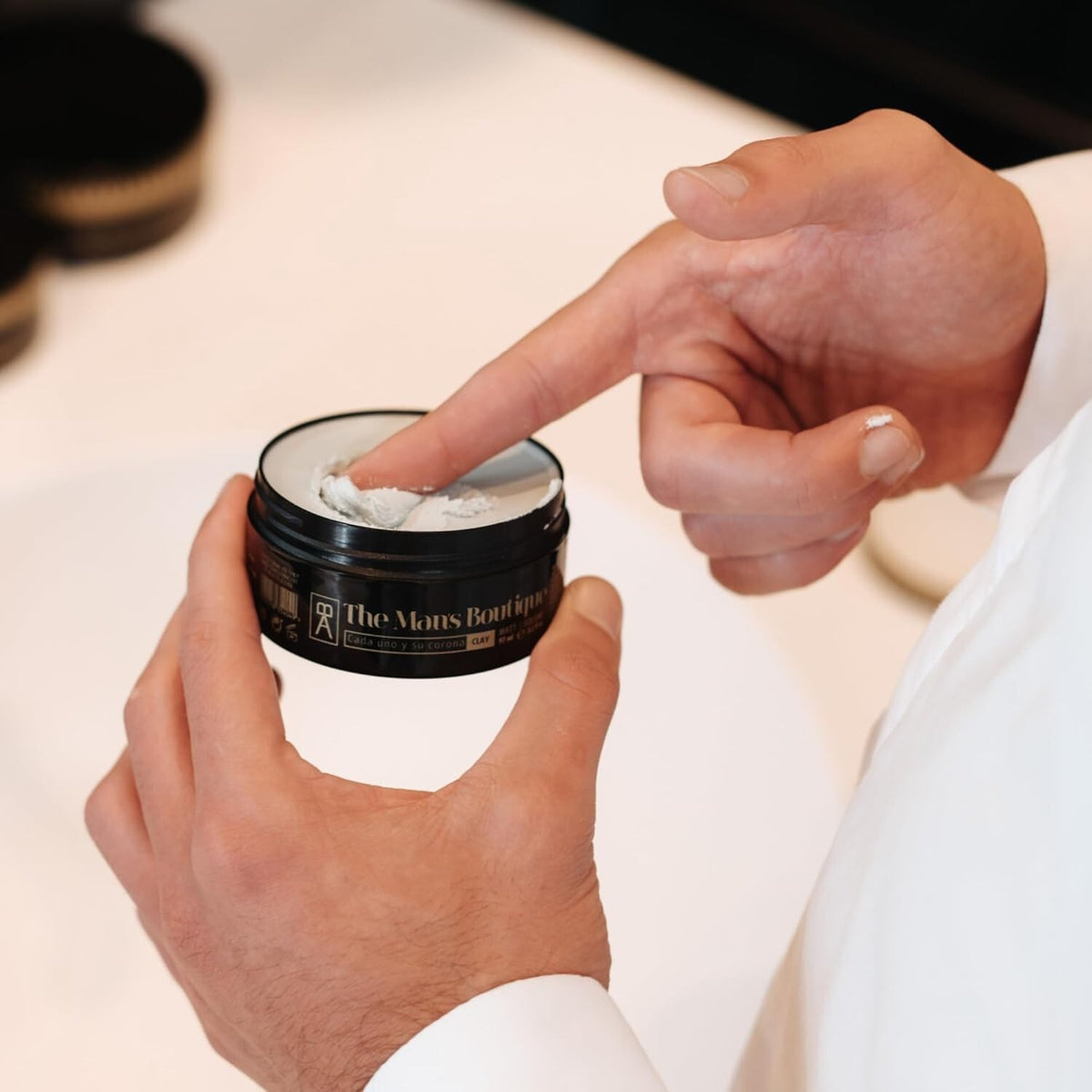 Men's Hair Clay Wax - Matte Finish, All Hair Types, 3.2 oz