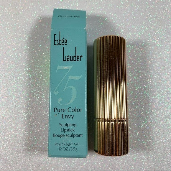 Estee Lauder Pure Color Envy Sculpting Lipstick Duchess Red 0.12oz Full Size