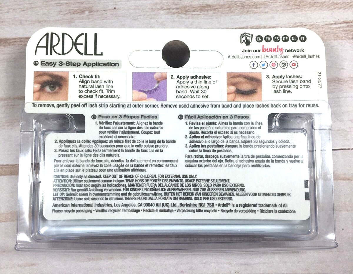 False Eyelashes Ardell Wispies #113 - 2 Pairs, Reusable